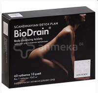НОРДИК БИО ДРАИН ( BIO DRAIN) №60 ДЕТОКС-ОЧИЩЕНИЕ ОРГАНИЗМА