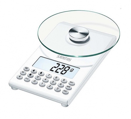 ВЕСЫ КУХОННЫЕ ЭЛЕКТРОННЫЕ SANITAS SDS64 ДИЕТИЧЕСКИЕ (С ПОДСЧЧЕТОМ КАЛОРИЙ)