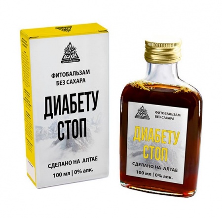 БАЛЬЗАМ АЛТАЙСКИЙ НЕКТАР ДИАБЕТУ СТОП 100,0 НА ФРУКТОЗЕ
